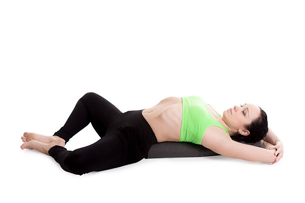 Reclining Bound Angle Pose (Supta Baddha Konasana)