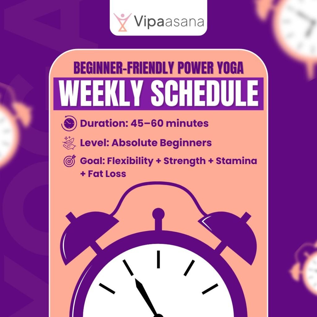 Yoga Week Schedule
