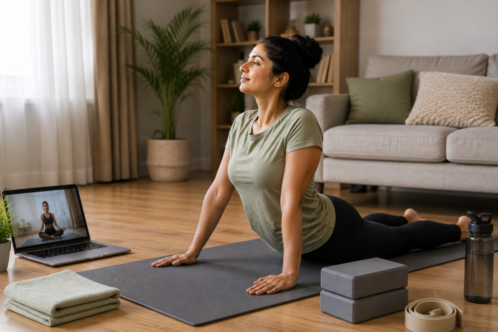 Yoga flexibility exercise