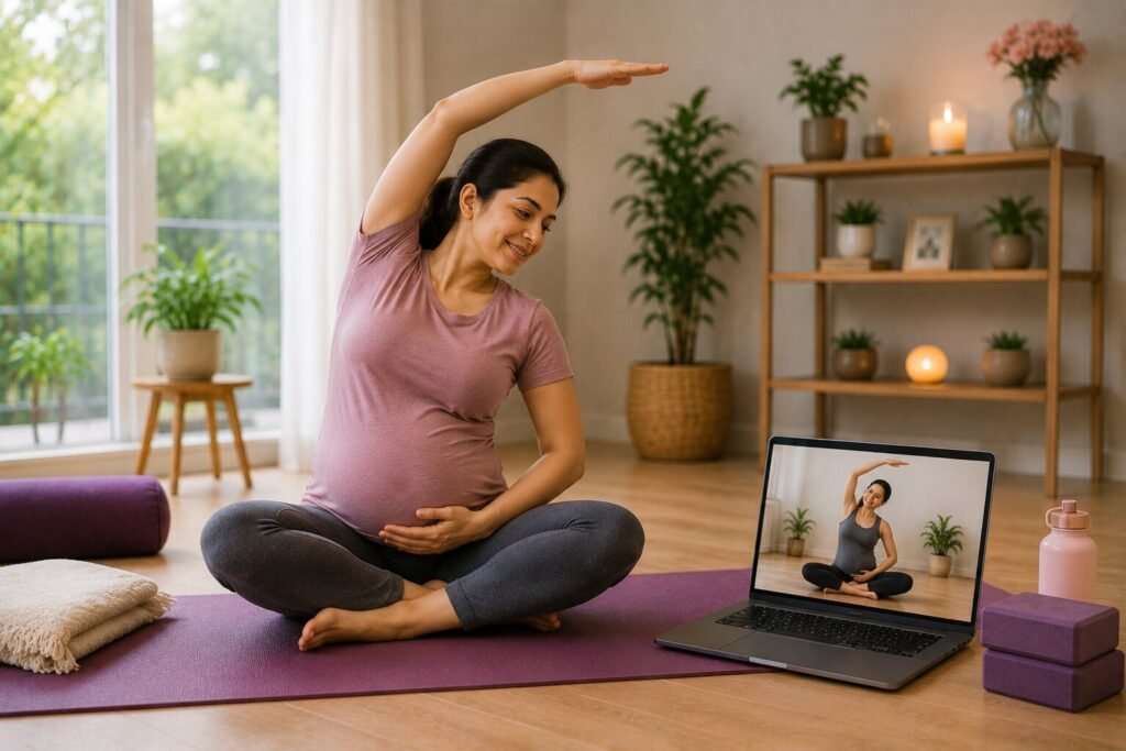 Relaxing Yoga Practice